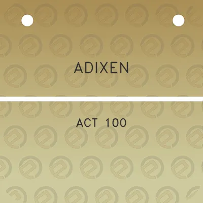 adixen-act-100