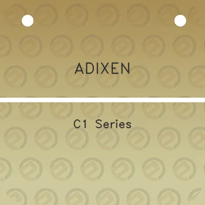 adixen-c1-series