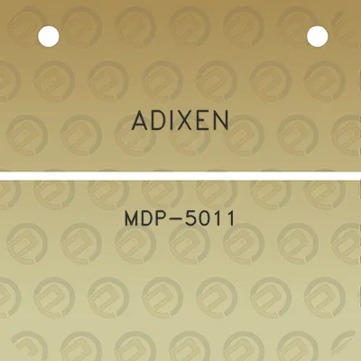 adixen-mdp-5011