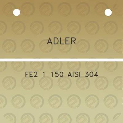 adler-fe2-1-150-aisi-304