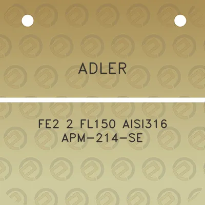 adler-fe2-2-fl150-aisi316-apm-214-se