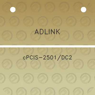 adlink-cpcis-2501dc2