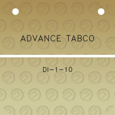 advance-tabco-di-1-10