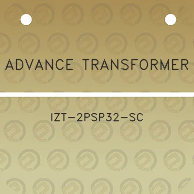 advance-transformer-izt-2psp32-sc