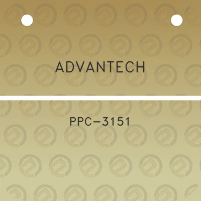 advantech-ppc-3151