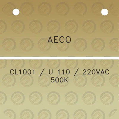 aeco-cl1001-u-110-220vac-500k