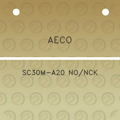 aeco-sc30m-a20-nonck