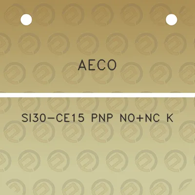 aeco-si30-ce15-pnp-nonc-k