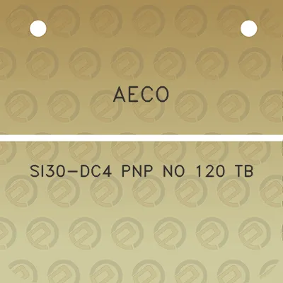 aeco-si30-dc4-pnp-no-120-tb