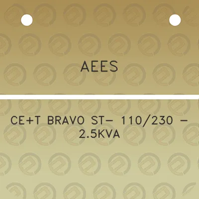 aees-cet-bravo-st-110230-25kva