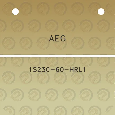 aeg-1s230-60-hrl1