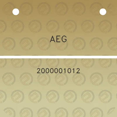 aeg-2000001012