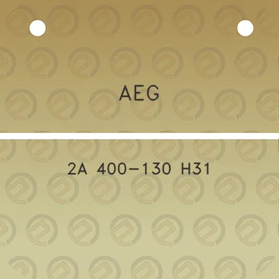 aeg-2a-400-130-h31