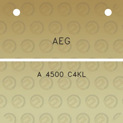 aeg-a-4500-c4kl