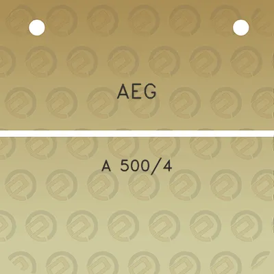 aeg-a-5004