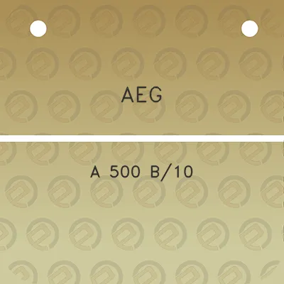 aeg-a-500-b10