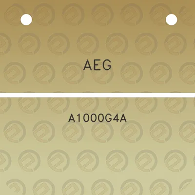 aeg-a1000g4a