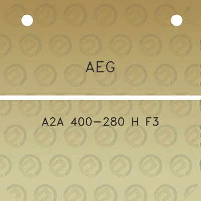 aeg-a2a-400-280-h-f3