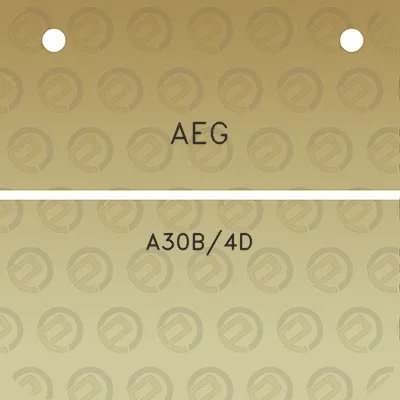 aeg-a30b4d