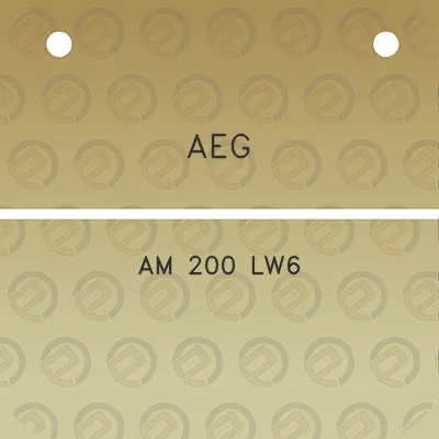 aeg-am-200-lw6