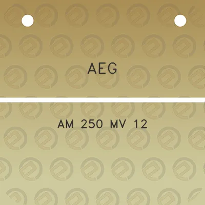 aeg-am-250-mv-12