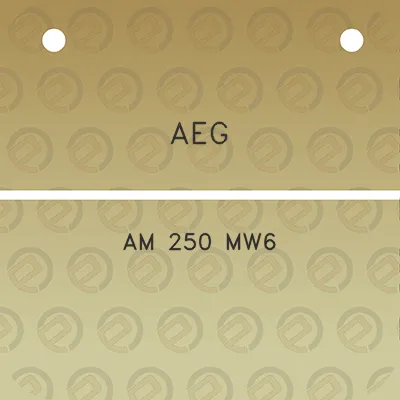 aeg-am-250-mw6