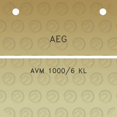 aeg-avm-10006-kl