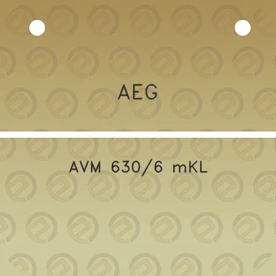 aeg-avm-6306-mkl