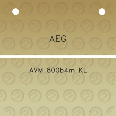 aeg-avm-800b4m-kl