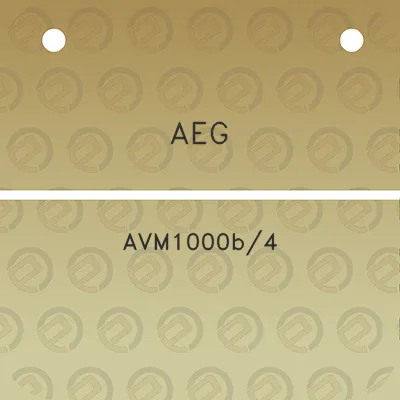 aeg-avm1000b4