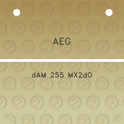 aeg-dam-255-mx2do