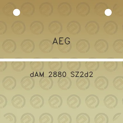 aeg-dam-2880-sz2d2