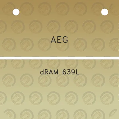 aeg-dram-639l