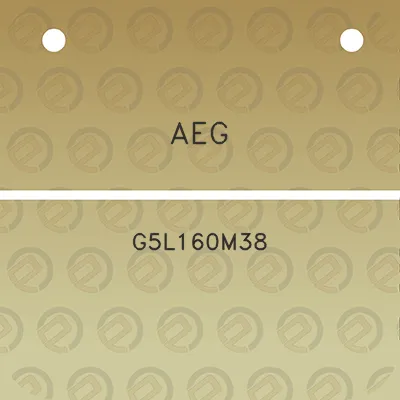 aeg-g5l160m38