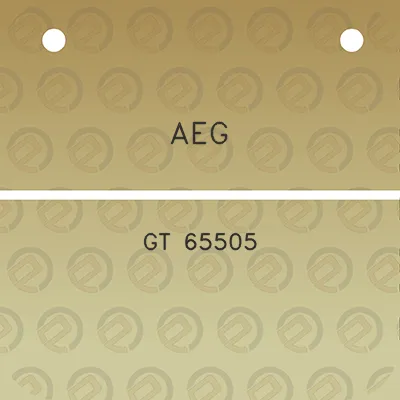 aeg-gt-65505