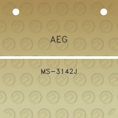 aeg-ms-3142j