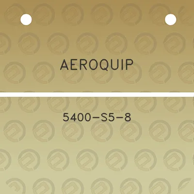 aeroquip-5400-s5-8