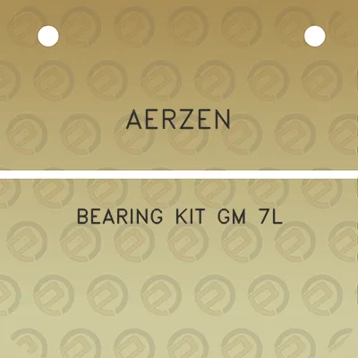 aerzen-bearing-kit-gm-7l