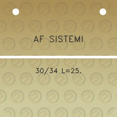 af-sistemi-30-34-l25