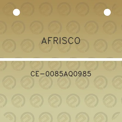 afrisco-ce-0085aq0985