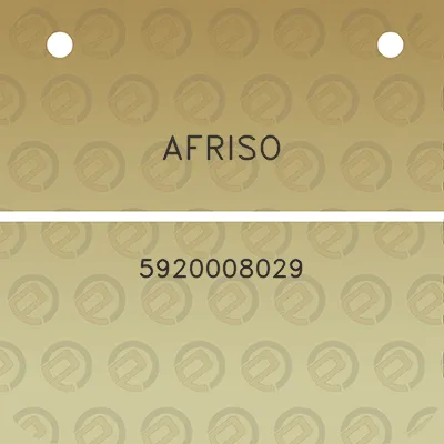 afriso-5920008029