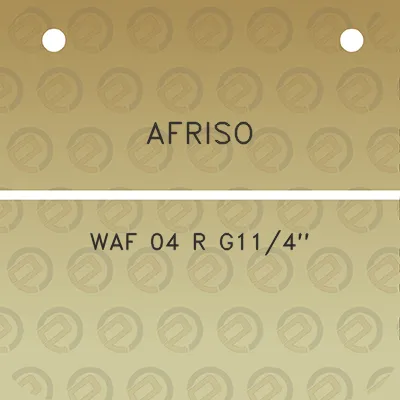 afriso-waf-04-r-g114