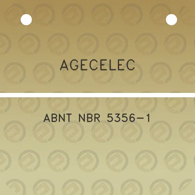 agecelec-abnt-nbr-5356-1