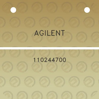 agilent-110244700