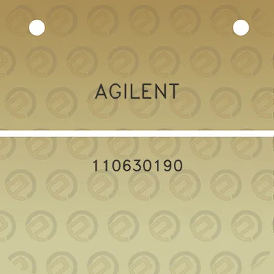 agilent-110630190