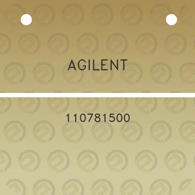 agilent-110781500