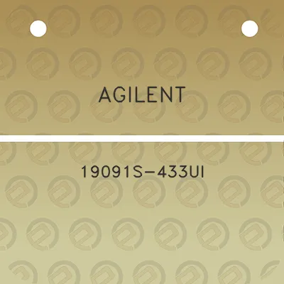 agilent-19091s-433ui