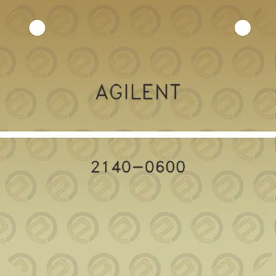 agilent-2140-0600