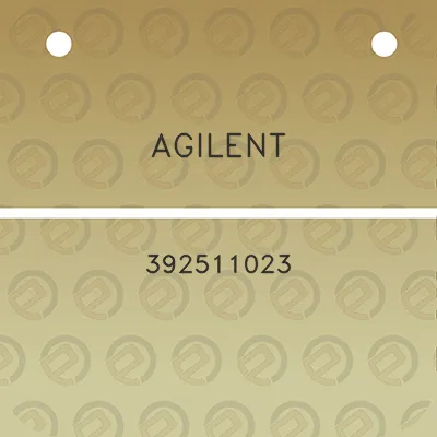 agilent-392511023