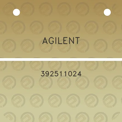 agilent-392511024